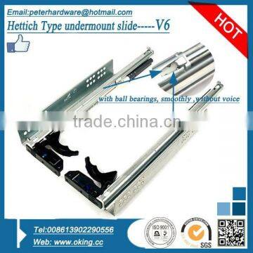 Hettich V6 undermount soft closing drawer slide