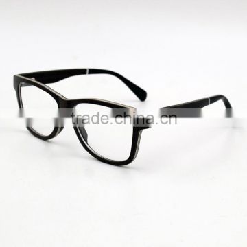 Finest Natural Laminated Wood Aluminum Layers Prescription Optical Frames