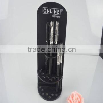 promotional black pen holder stationery products acrylic pen holder