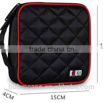 Black 32 Capacity 230D Space Twill PVC Fabric DVD Case CD Holder Personalized cd Case Multi Disc Dvd Cases photo-3