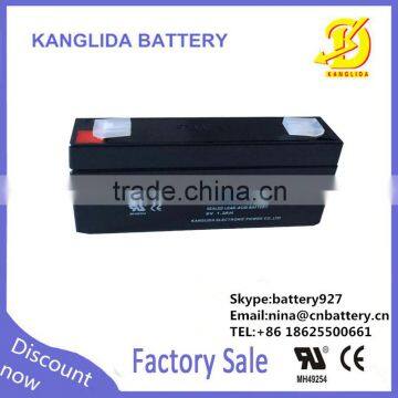 6v 1.3ah rechargeable storage lead acid attendance machine battery CA613