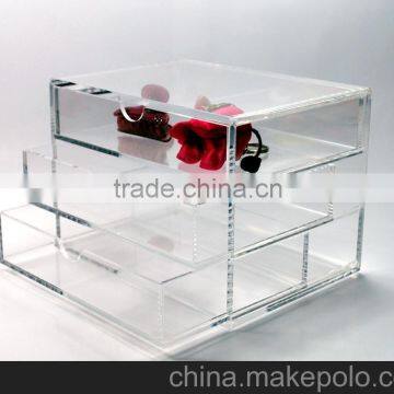 China manufacture high resolution makeup organizer acrylic cosmetic