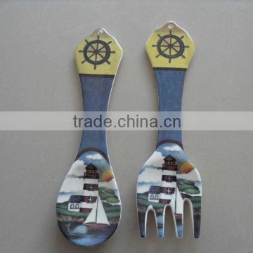 ceramic fork & spoon set