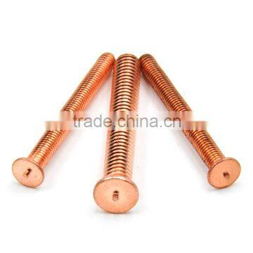 Copper Threaded Flanged Capacitor Discharge Stud