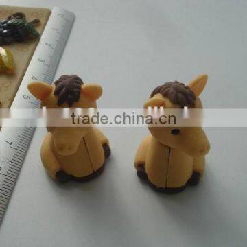 creative horse shaped 3D eraser