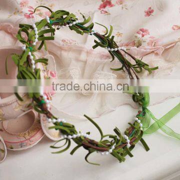 Fabulous Hand-made Girls Flower Head Garlands for Wedding Prom Party And Christmas Decoration