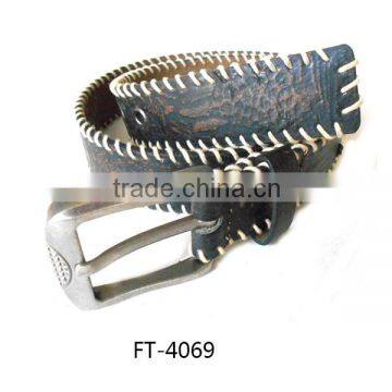 New style fashion pu gray belt
