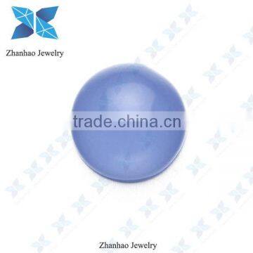 synthetic flat back smooth face glass stone crystal loose cabochon