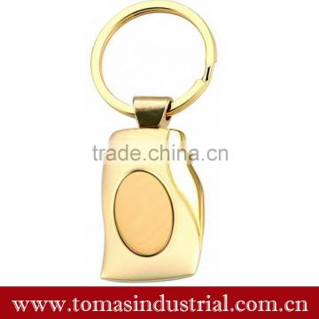 Factory price wholesale fashion fake gold keychain