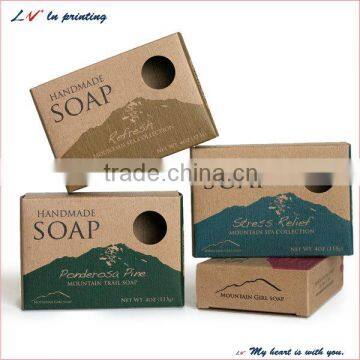 high quality custom printed paper soap box made in shanghai