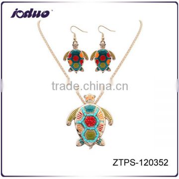 Fashion Turtle Jewelry Sets Necklace + Earrings