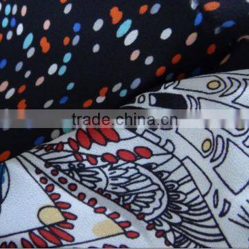 printing 100%polyester printed chiffon fabric