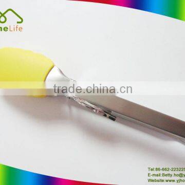 Hot sale High quality stainless steel handle silicone kitchen tongs