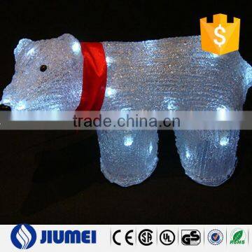 holiday decoration 3D deco acrylic bear light