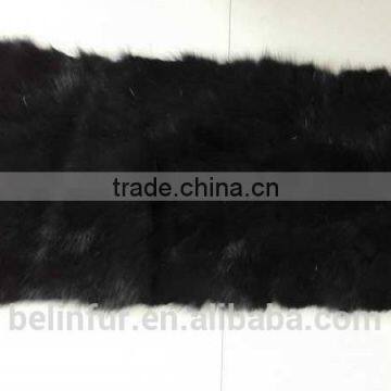 Factory price wholesale hot style fox fur blanket /real fur blanket