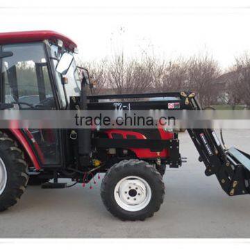 50hp 4wd tractor with cabin and front end loader for sale