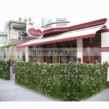 Double sides leaves decorative artificial ivy fence