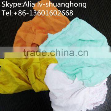 Low price light 100% Cotton cleaning rags for machine (New )