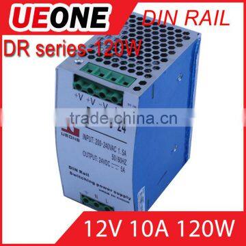 Ueone 120w 12v Din Rail switching power supply DR-120-12