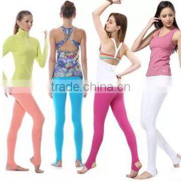 Lycra Compression Yoga Pants Brand Your Own Yoga Clothing Wholesalers White Yoga Pant Gym Wear Fitness Leggings Women photo-2