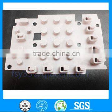 OEM custom made Anti-aging Properties Silicone Rubber Keypad With PU Coating