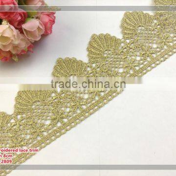 100% polyester original china chemical sewing lace trim