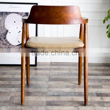 Import Solid Wood Upholstered Dining Chairs for Restaurant photo-2