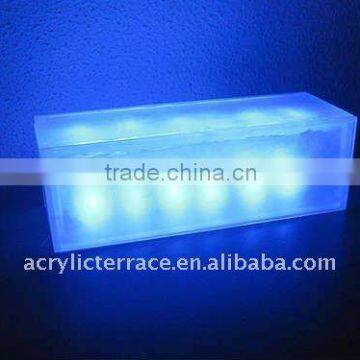 Furniture-Terrace/Vanjin/home decor/LED table light-y1309616/acrylic LED box/frosted perspex LED cube light