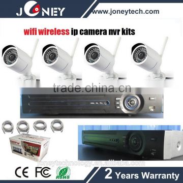 960p Onvif Wireless CCTV Security System NVR Kit with 1.3MP IP66 Bullet Camera