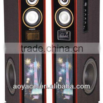 tower speaker with usb/sd/karaoke/3d pic