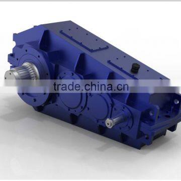 China made guo mao high power soft tooth cylindrical gearbox reducer