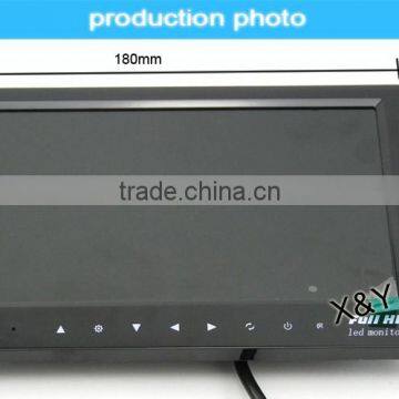 Hot 7 Inch 800*480 Stand Car Monitor, High Resolusion Led Monitor XY-2075AV photo-4