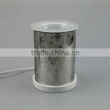 Wholesale Christmas Snowman Metal Electric Warmer /candle Warmer Silver Melts Fragrance Lamps Aroma Oil Burner /incense Burner photo-2