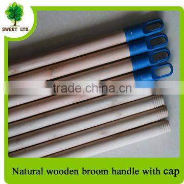 Guangxi factory wooden broom handle natural eucalyptus wood mop stick for floor cleaning