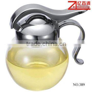 Honey Dispenser with chromeplated lids