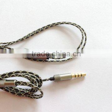 Snake Skin DIY Repair Wire Replacement Upgrade Cable For Audio. Technica ATH IM01 IM02 IM03 IM04 IM50 IM70 Headphones With Mic
