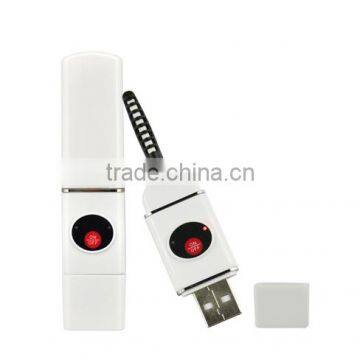 White ABS+Ceramic Electric Eyelash Curler USB Plastic Eye Lashes Heated Curler Sensor Makeup Beauty Tools Rechargeable photo-6