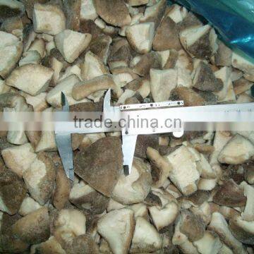 IQF shiitake mushroom quarters