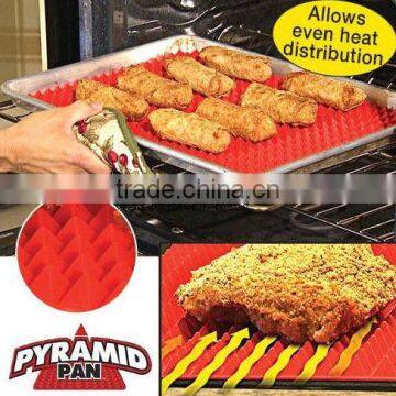 Eco-friendly silicon baking mat pyramid silicon fry baking mat