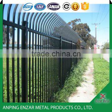 powder coated tubular steel fence 32*32mm