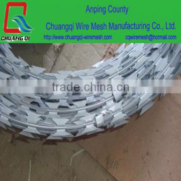 hot dip galvanized razor barbed wire (top quality,factory price,manufacturer)