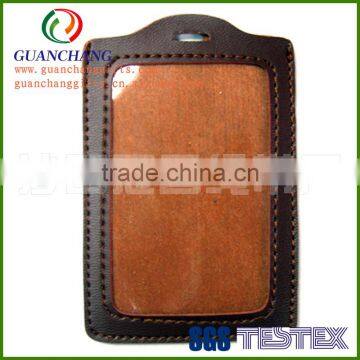 China wholesale customized leather credit card holder,leather id card holder