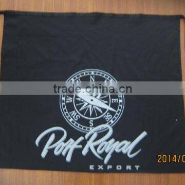 Black Waist / Bar Half Apron With Pocket /waist Apron With Big Logo photo-4