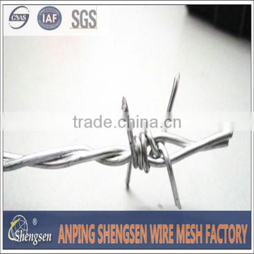 Electric / Hot Dipped Galvanized Barbed Wire With ISO9001