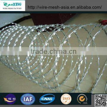 recommended by clients Anping Sanxing high performance Galvanized /pvc razor barbed wire toilet seat