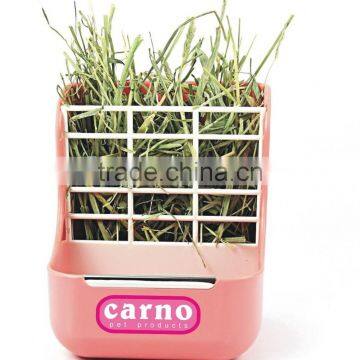 carnopet plastic abs rabbit stable grass feeder