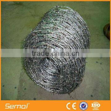 China Supplier PVC Coated & Galvanized Barbed Wire Price Per Ton