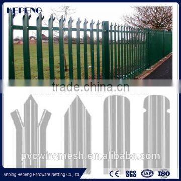 China Anping Electro Galvanized Palisade Fence photo-5