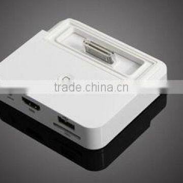 6 in 1 HDMI Docking Station for iPad & iPhone 4S