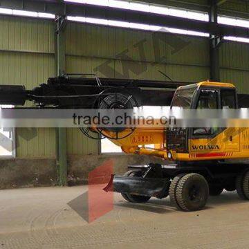 Wheel Type Portable Soil Drill Hole Machine With 360 Rotation photo-2